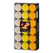 36 "Flavour by GALA" Duftlichte Ø 38 mm · 17 mm pfirsich - Mango-Papaya "Ton in Ton"